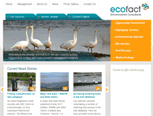 Tablet Screenshot of ecofact.ie